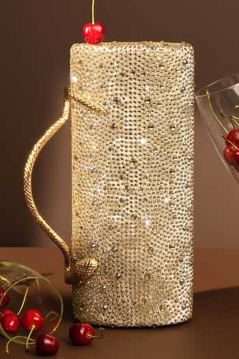 House Of Bio Aurora Gold Massion Bucket Bag 