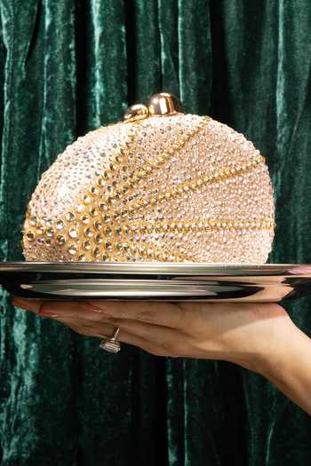 Buy House Of Bio Gold Velora Massion Bucket Bag Online at Aza Fashions Buy_House Of Bio_Gold Velora Massion Bucket Bag _Online_at_Aza_Fashions