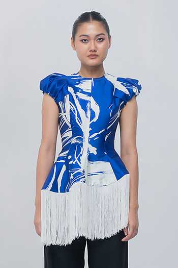 Leh Studios Bea Printed Top 