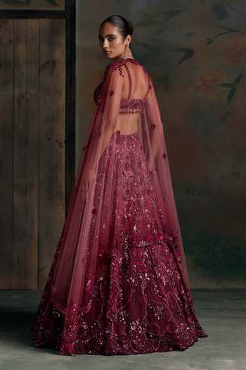 Opus Atelier Ombre Embroidered Lehenga Set 