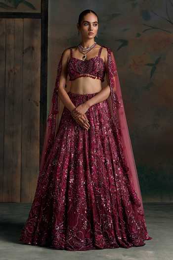 Opus Atelier Ombre Embroidered Lehenga Set 