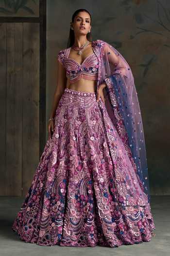 Opus Atelier Floral Motif Lehenga Set 