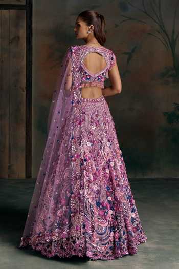 Opus Atelier Floral Motif Lehenga Set 