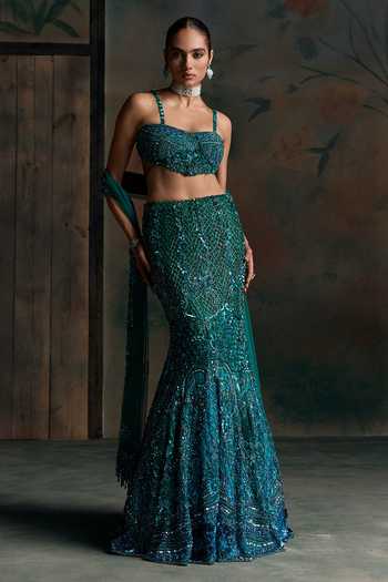 Opus Atelier Sequin Embellished Lehenga Set 