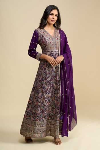 Khwaab By Sanjana Lakhani Embroidered Anarkali With Dupatta 