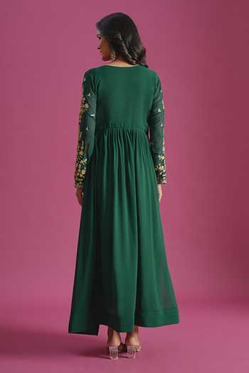 Khwaab By Sanjana Lakhani Yoke Embroidered Anarkali With Dupatta 