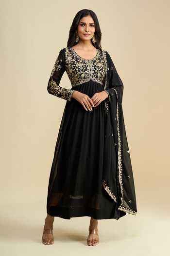 Khwaab By Sanjana Lakhani Bodice Embroidered Anarkali With Dupatta 