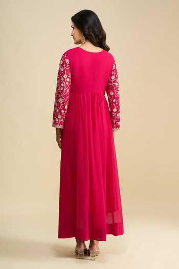 Khwaab By Sanjana Lakhani Hand Embroidered Anarkali With Dupatta 