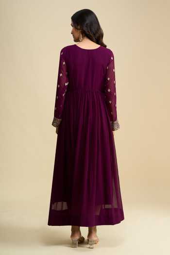 Khwaab By Sanjana Lakhani Hand-Embroidered Anarkali With Dupatta 