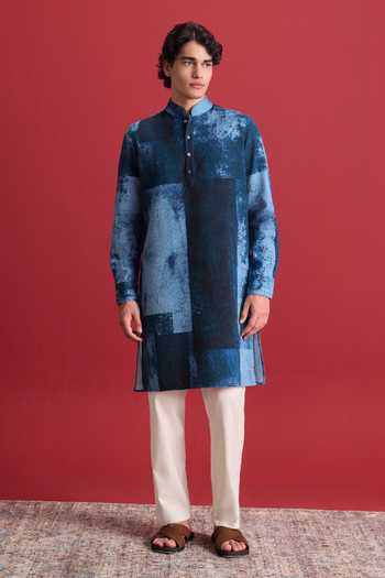 Zazu Indigo Haze Kurta Set 