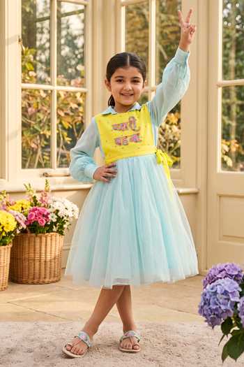 Buy Panchhi By Kanupriya Tibrewala Sky Blue Crepe, Tulle Pyaari Behna Embroidered Bib Skirt Set Online at Aza Fashions Buy_Panchhi By Kanupriya Tibrewala_Sky Blue Crepe, Tulle Pyaari Behna Embroidered Bib Skirt Set _Online_at_Aza_Fashions