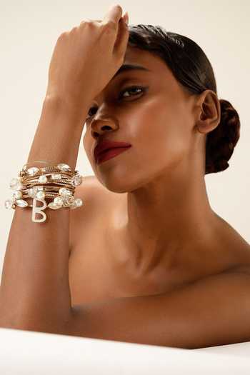 Bijoux By Priya Chandna Initial Letter Bracelet 