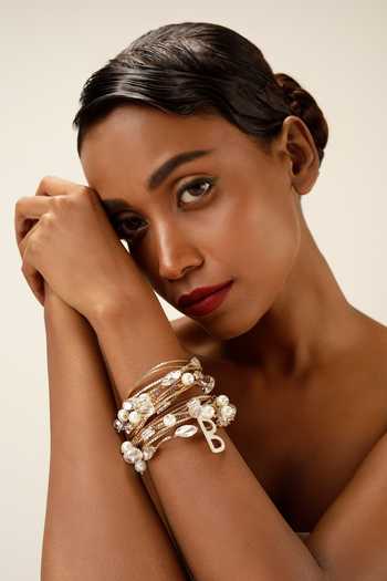 Bijoux By Priya Chandna Initial Letter Bracelet 