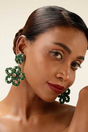 Bijoux By Priya Chandna Mosaic Garden Drop Earrings 