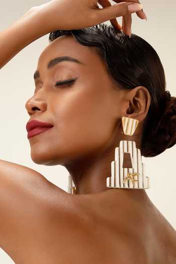 Bijoux By Priya Chandna Deco Bird Drop Earrings 
