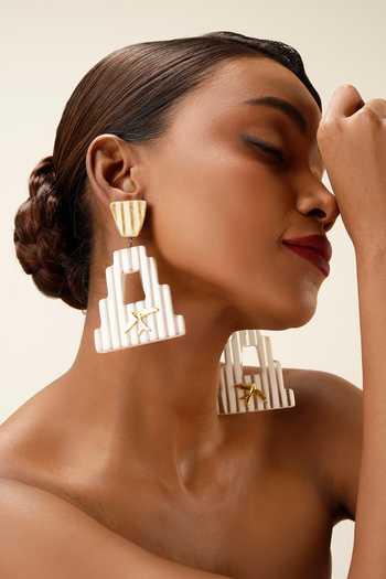 Bijoux By Priya Chandna Deco Bird Drop Earrings 