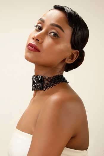 Bijoux By Priya Chandna Starlit Smoke Collar Choker 