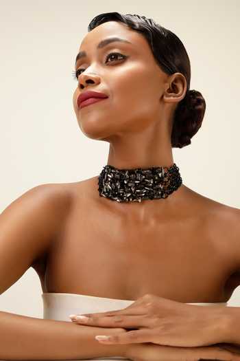 Bijoux By Priya Chandna Starlit Smoke Collar Choker 