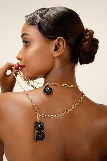 Bijoux By Priya Chandna Personalised Letter Pendant Necklace 