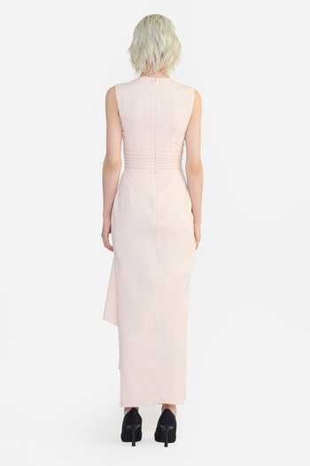 Gauri & Nainika Placed Embroidered Pareo Dress 