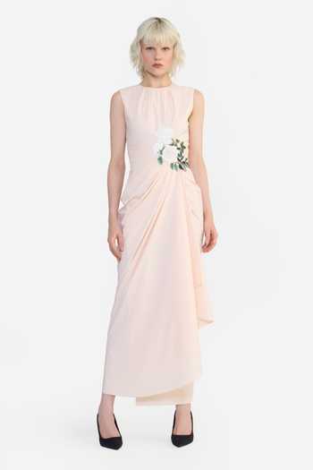 Gauri & Nainika Placed Embroidered Pareo Dress 