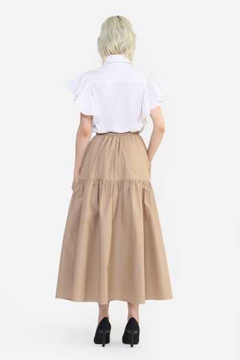 Gauri & Nainika Embroidered Ruffle Shirt