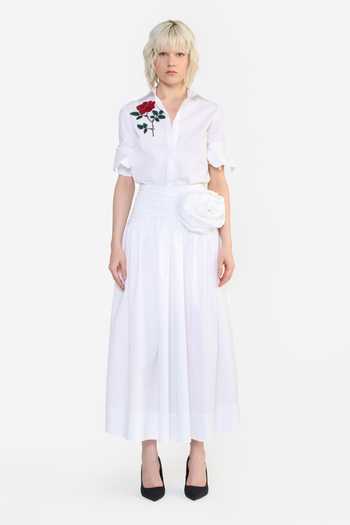 Gauri & Nainika Flower Draped Skirt