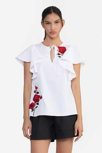 Gauri & Nainika Embroidered Butterfly Top