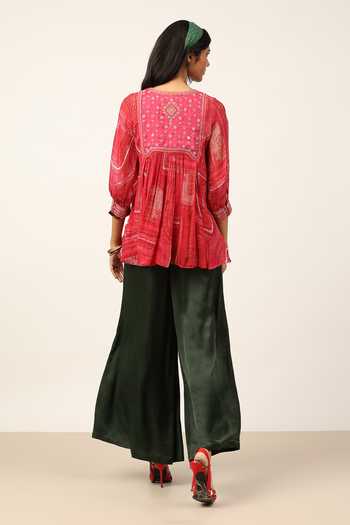 Ritu Kumar Pink Ujwal Kurta With Inner