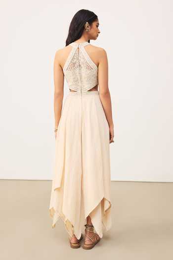 Ritu Kumar Ecru Nila Long Dress