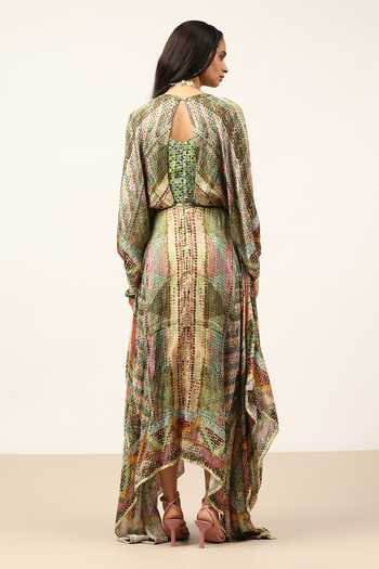 Ritu Kumar Green Ivyy Long Dress