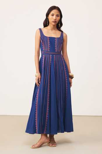 Ritu Kumar Blue Anagh Long Dress