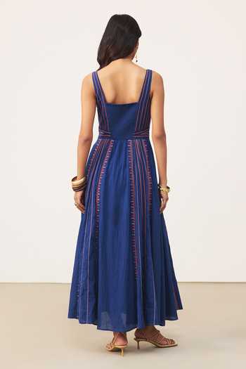 Ritu Kumar Blue Anagh Long Dress
