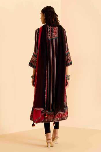 Ritu Kumar Tribal Print Kurta Leggings Set