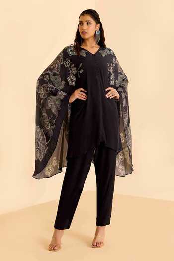 Ritu Kumar Floral Print Full Sleeve Kurta Set
