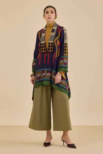 Ritu Kumar Blue Klim Shrug