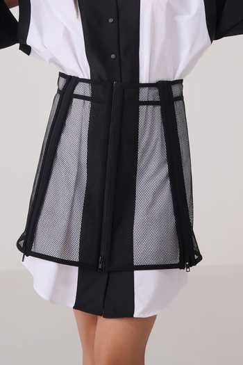 Buy Chillosophy Black Can-can Uki Skirt Online at Aza Fashions Buy_Chillosophy_Black Can-can Uki Skirt _Online_at_Aza_Fashions