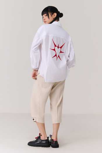 Chillosophy Oni Heart Embroidered Back Shirt 