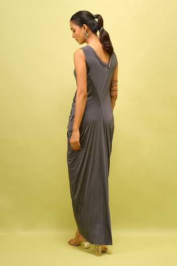 Amit Aggarwal Gathered Draped Dress