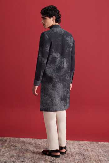 Zazu Charcoal Haze Kurta Set 