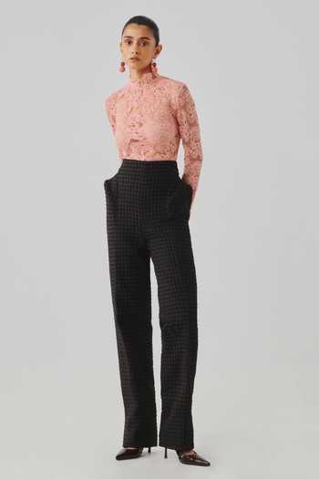 Aroka Mosaic Jacquard Structured Pant 