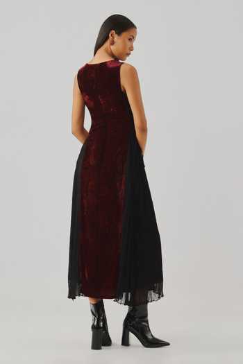 Aroka Black Cherry Printed Dress 