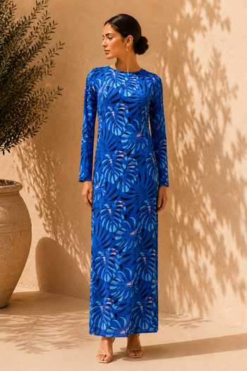 Label Ivish Botanical Print Maxi Dress 