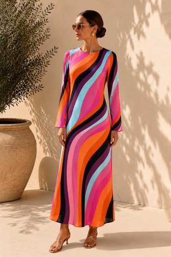 Label Ivish Abstract Print Dress 
