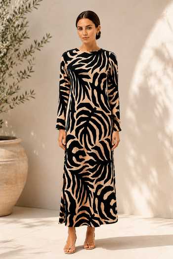 Label Ivish Printed Maxi Dress 