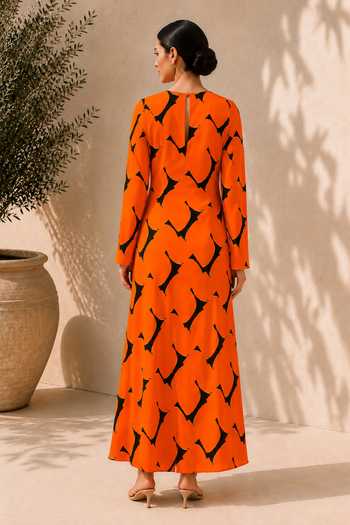 Label Ivish Abstract Pattern Dress 