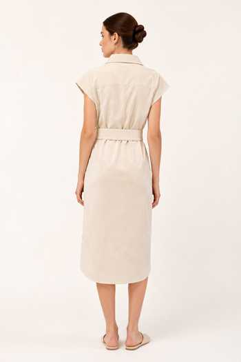 Label Ivish Cotton Dress With Belt 