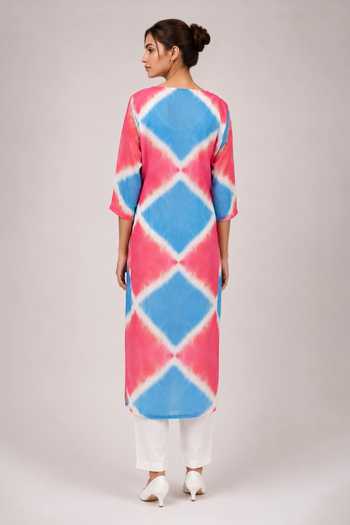 Label Ivish Tie Dye Kurta & Pant Set 