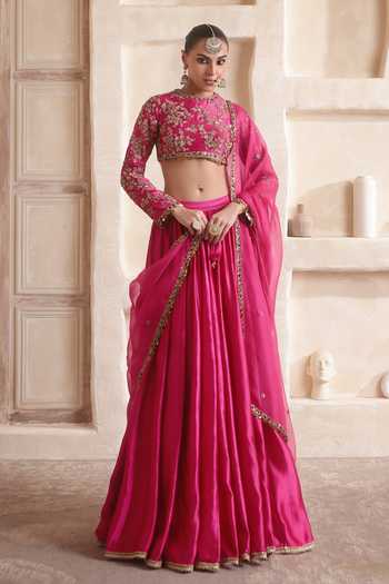 Label Niti Bothra Zar-Rang Pink Lehenga Set 
