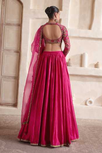 Label Niti Bothra Zar-Rang Pink Lehenga Set 